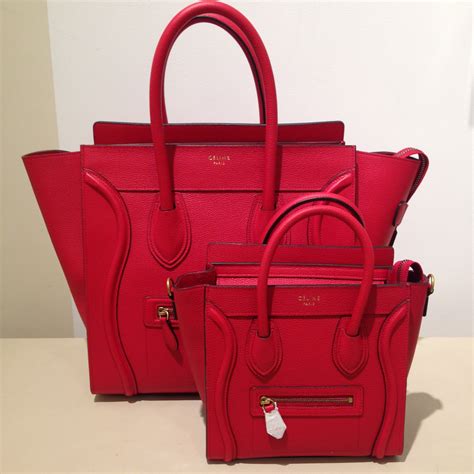 celine nano red python|The Ultimate Bag Guide: The Céline Luggage Tote .